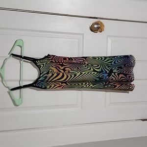 Wavy/Swirl Mesh Dress by Current Mood